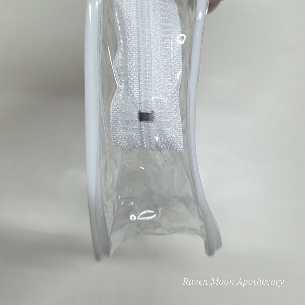 5 Pk Clear Transparent Cosmetic Bag Set - Picture 4 of 9